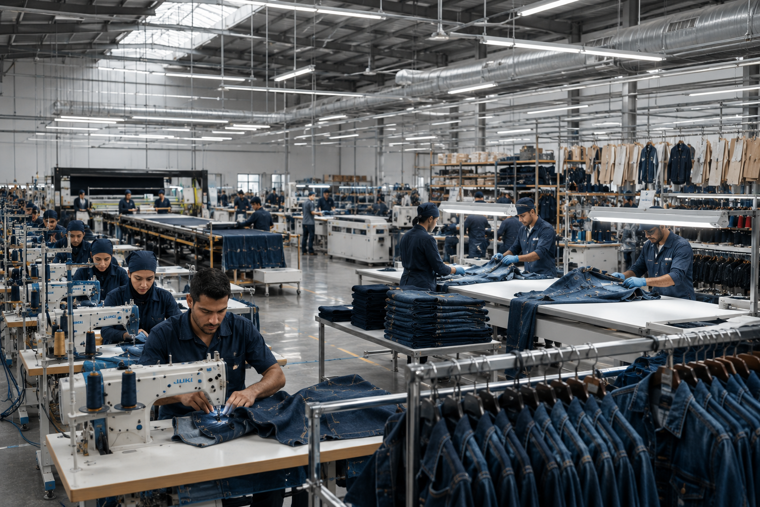 Dolce Denim manufacturing facility and quality verification process