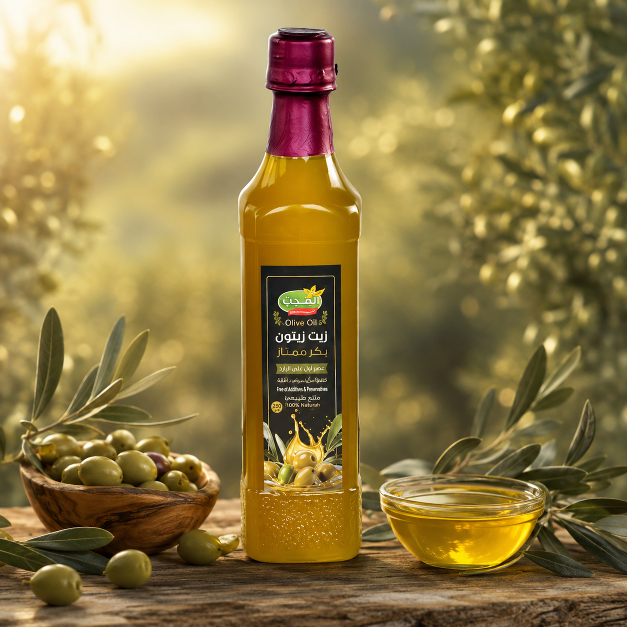 Bahgat Farms extra virgin olive oil and organic honey